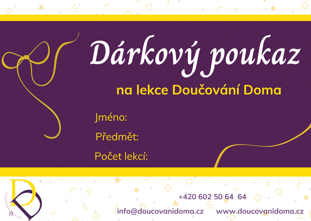 Dárkový poukaz